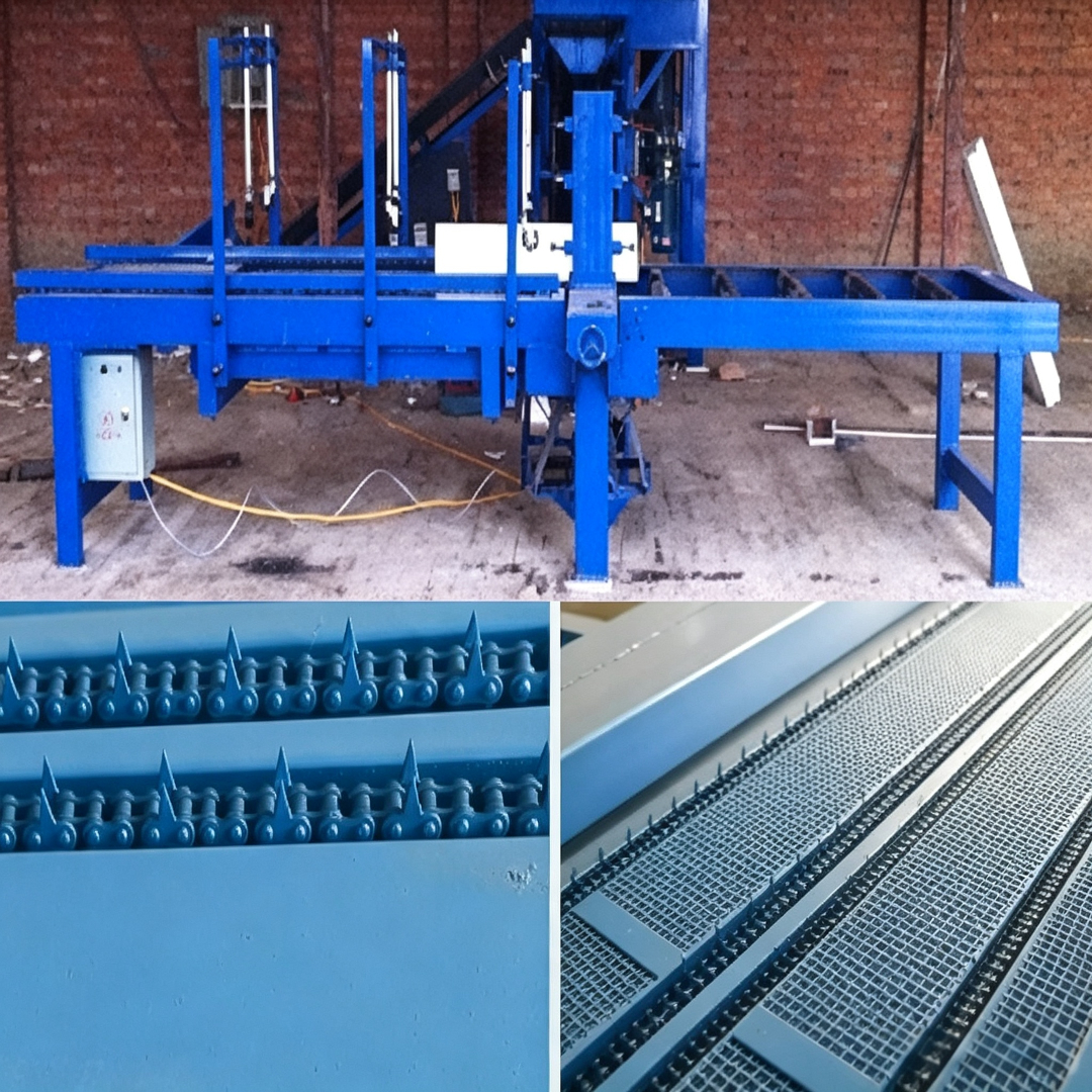Heavy-duty chain tooth type coating machine